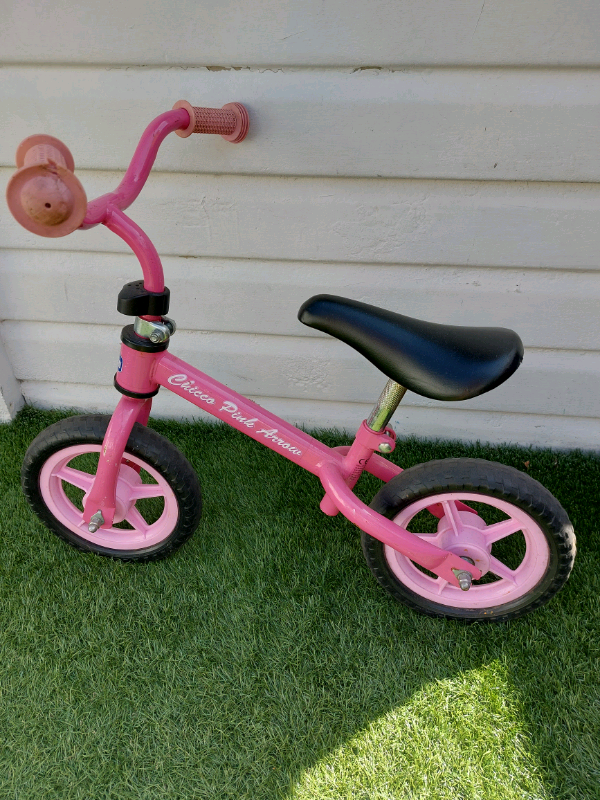 Chicco pink arrow balance bike with 